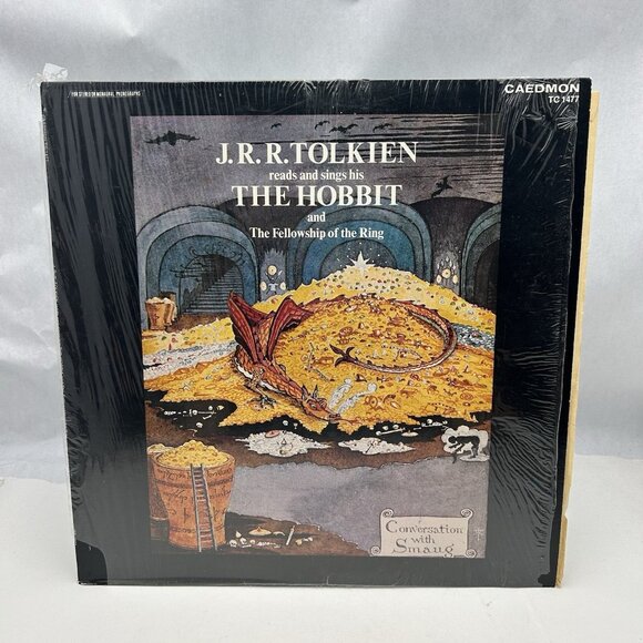 J.R.R. Tolkien Reads & Sings his The Hobbit and Fellowship of the Ring LP - Picture 1 of 4
